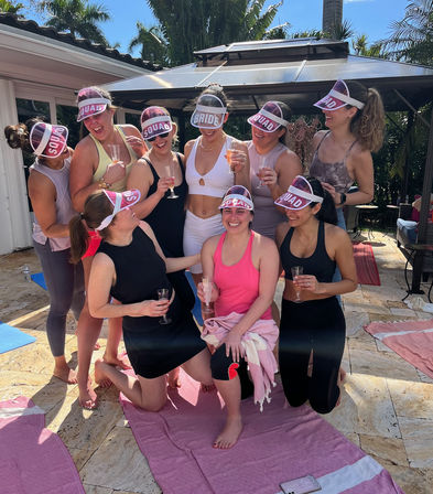 Namaste then Rosé with Bad Girls Yoga: Yoga Mat, Rosé and Aromatherapy Included image 6