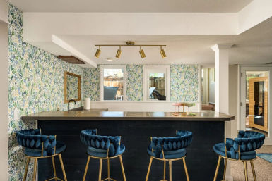 La Maison Bleue: Chic Rental with Pool, Sauna, Hot Tub & Karaoke Room image 5