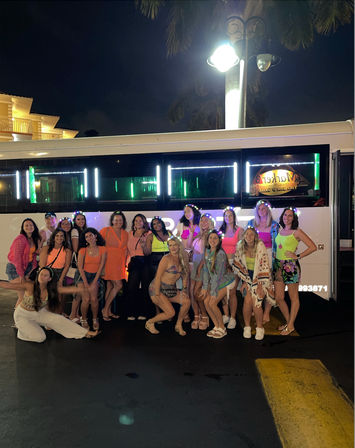 Luxury Party Bus Rental with Stocked Cooler, 4K TV, and 4000W Sound System image 12