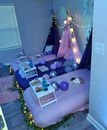 Tent Sleepover Experience:  Ultimate Slumber Party Setup image 3