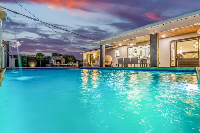 The Kensington: Luxe Scottsdale Retreat with Pool & Outdoor Fireplace Lounge image 42