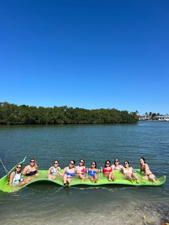 Sip N' Slip Tours: Party Boat with Trampoline and Waterslide image 8