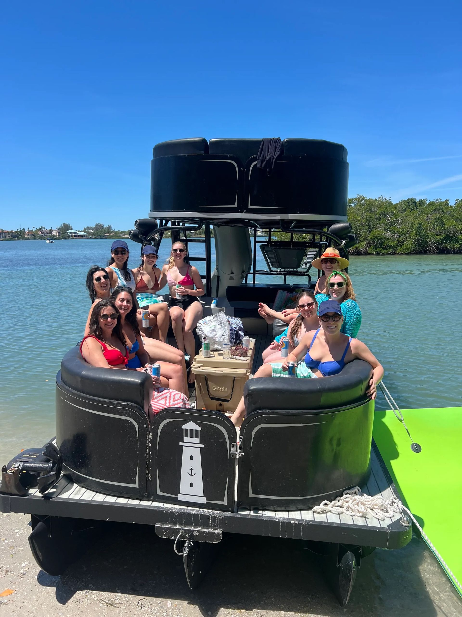 Sip N' Slip Tours: Party Boat with Trampoline and Waterslide image 2