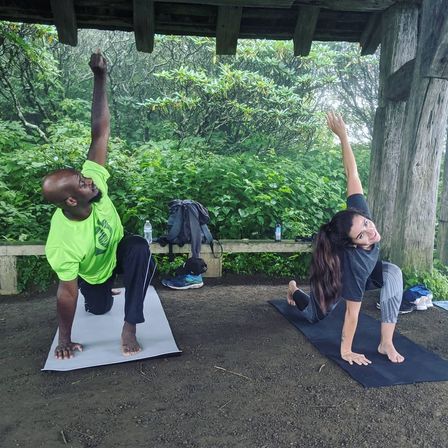 Mindful Waterfall Yoga Hiking Tour image 8