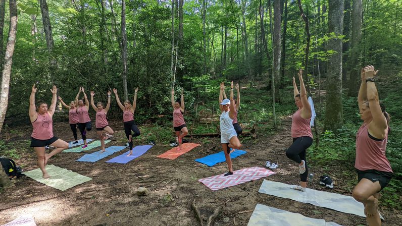 Mindful Waterfall Yoga Hiking Tour image 5