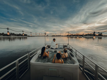 Hot Tub Cruisin': 12-Person Party Boat Rental with Hot Tub On Board image 3