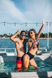 Hot Tub Cruisin': 12-Person Party Boat Rental with Hot Tub On Board image 10
