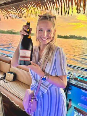 Private Captained Tiki Party Boat to Crab Island for Up to 18 (BYOB) image 10