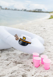 Private Captained Tiki Party Boat to Crab Island for Up to 18 (BYOB) image 5