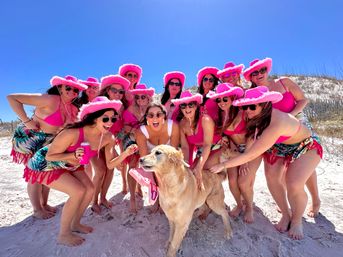 Private Captained Tiki Party Boat to Crab Island for Up to 18 (BYOB) image 4