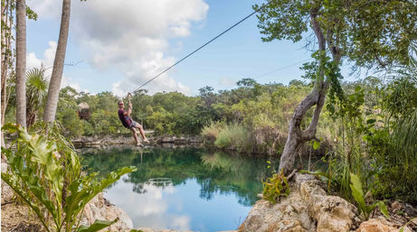 Mayan Jungle Escape - Zip, Canoe, and Cenote Splash image