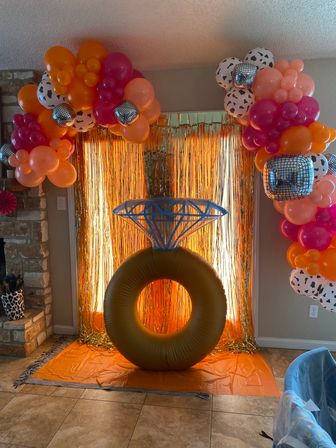 Decor Setups & Champagne Walls Custom for Your Party Theme image 12