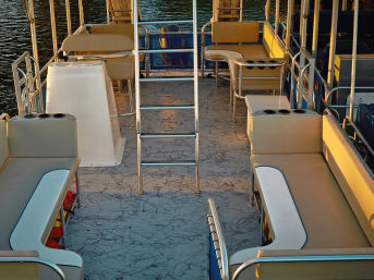 Dueling Slide Mini Barge with Captain on Lake Travis (BYOB) image 11