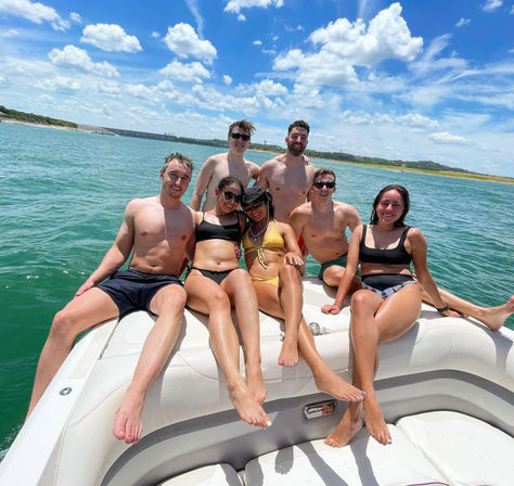Dueling Slide Mini Barge with Captain on Lake Travis (BYOB) image 1