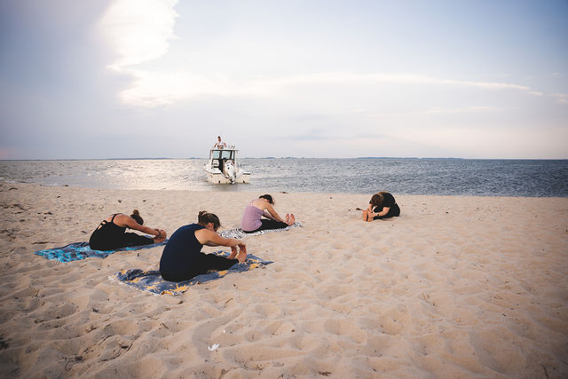 Sandbar Yoga & Boat Cruise: Private Guided Eco-Tour, Yoga & Optional Dock Bar Hopping (Up to 6 People) image 5