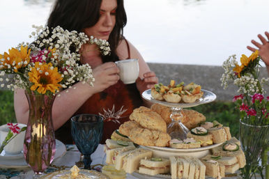 Tarot and Tea Leaf Readings with Optional Catered High Tea Experience image 1