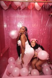 All-Pink Photoshoot & Overnight Stay at the The Pink Speakeasy! image 63