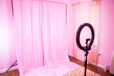 All-Pink Photoshoot & Overnight Stay at the The Pink Speakeasy! image 37