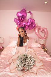 All-Pink Photoshoot & Overnight Stay at the The Pink Speakeasy! image 49