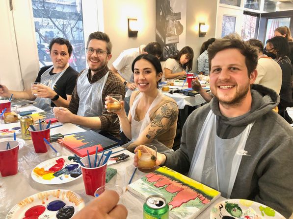 Private Cocktail-Making & Boozy Painting Party with Your Besties image 4