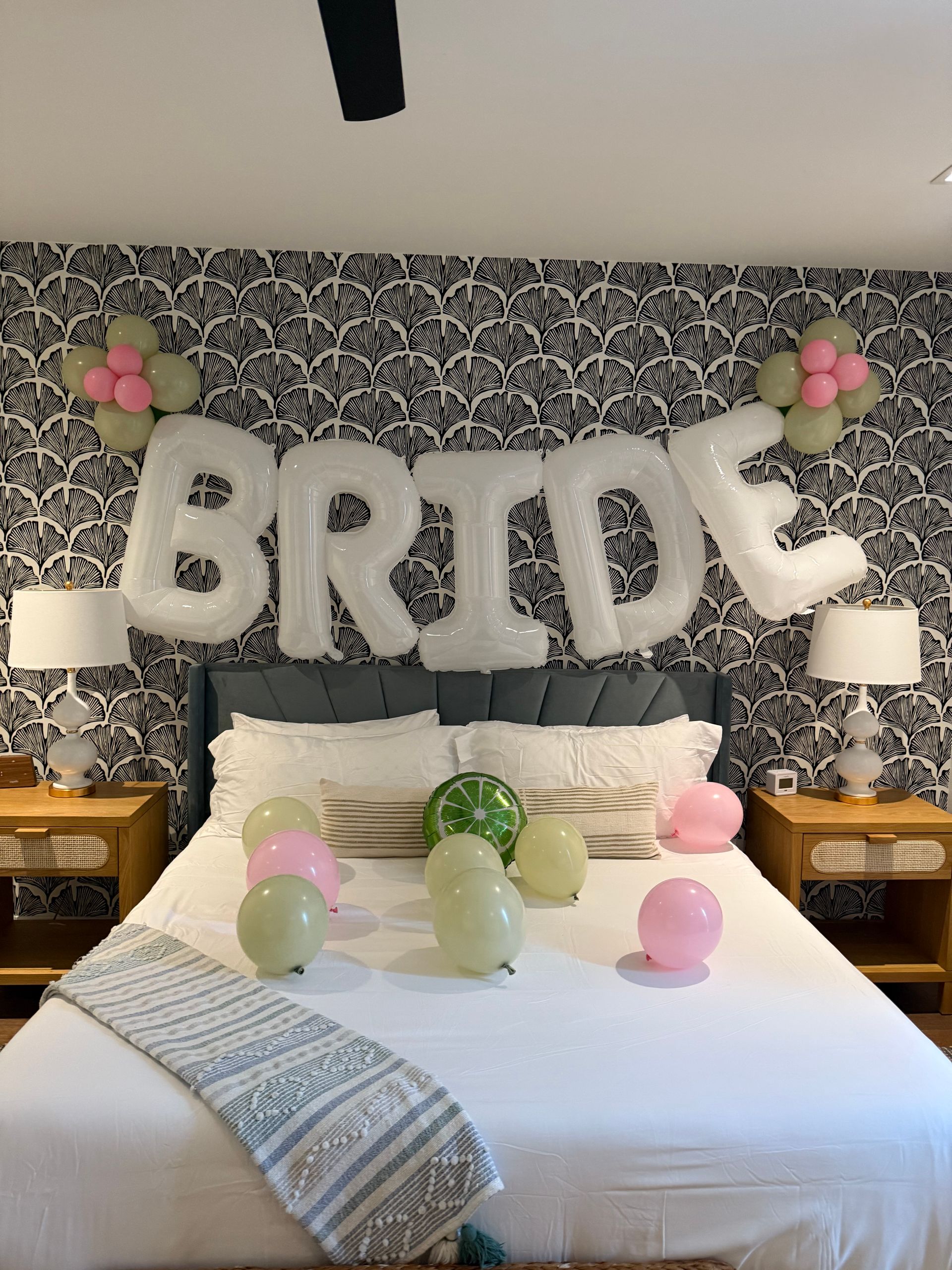 Sunrise Decor Package: Champagne Foil Balloon, Banner, Bridal Suite, Shot Glasses & More! image 2