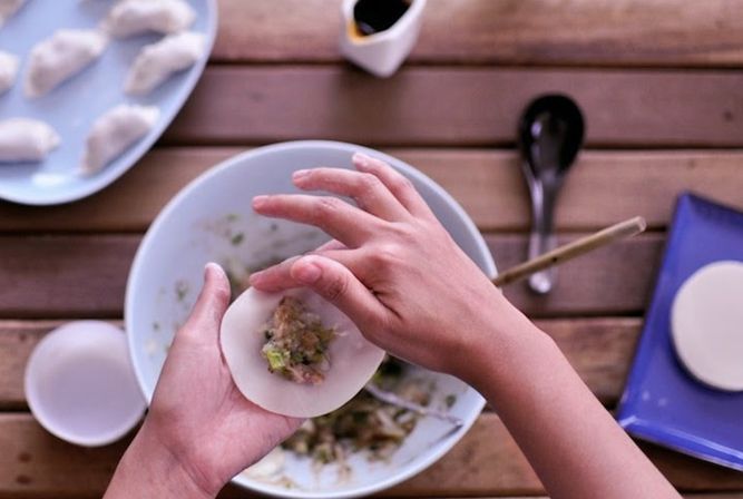 Delicious Dumpling Making Party in NYC image 6