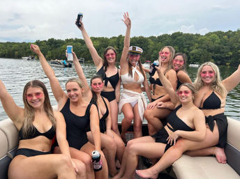 Pontoon Boat with Captain Included (Up to 12 Passengers) BYOB  image 4