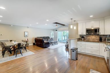 Rivers Edge: Scenic Waterfront Retreat with Private Dock + Fire Pit image 9