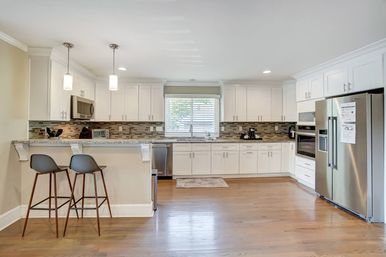 Rivers Edge: Scenic Waterfront Retreat with Private Dock + Fire Pit image 13