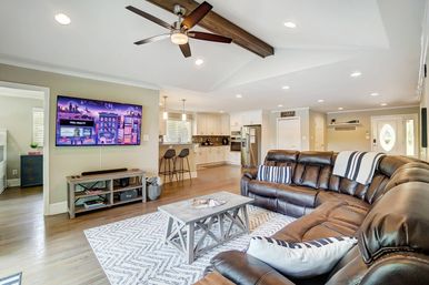 Rivers Edge: Scenic Waterfront Retreat with Private Dock + Fire Pit image 5