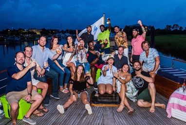 Premium BYOB Yacht Party with Captain, Jacuzzi & Pool on Board image 3