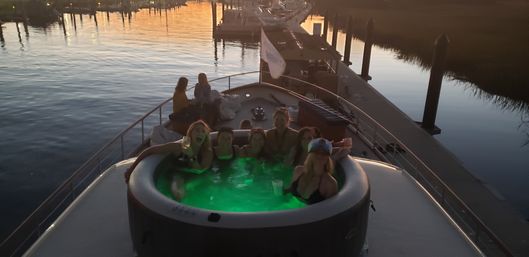Premium BYOB Yacht Party with Captain, Jacuzzi & Pool on Board image 8