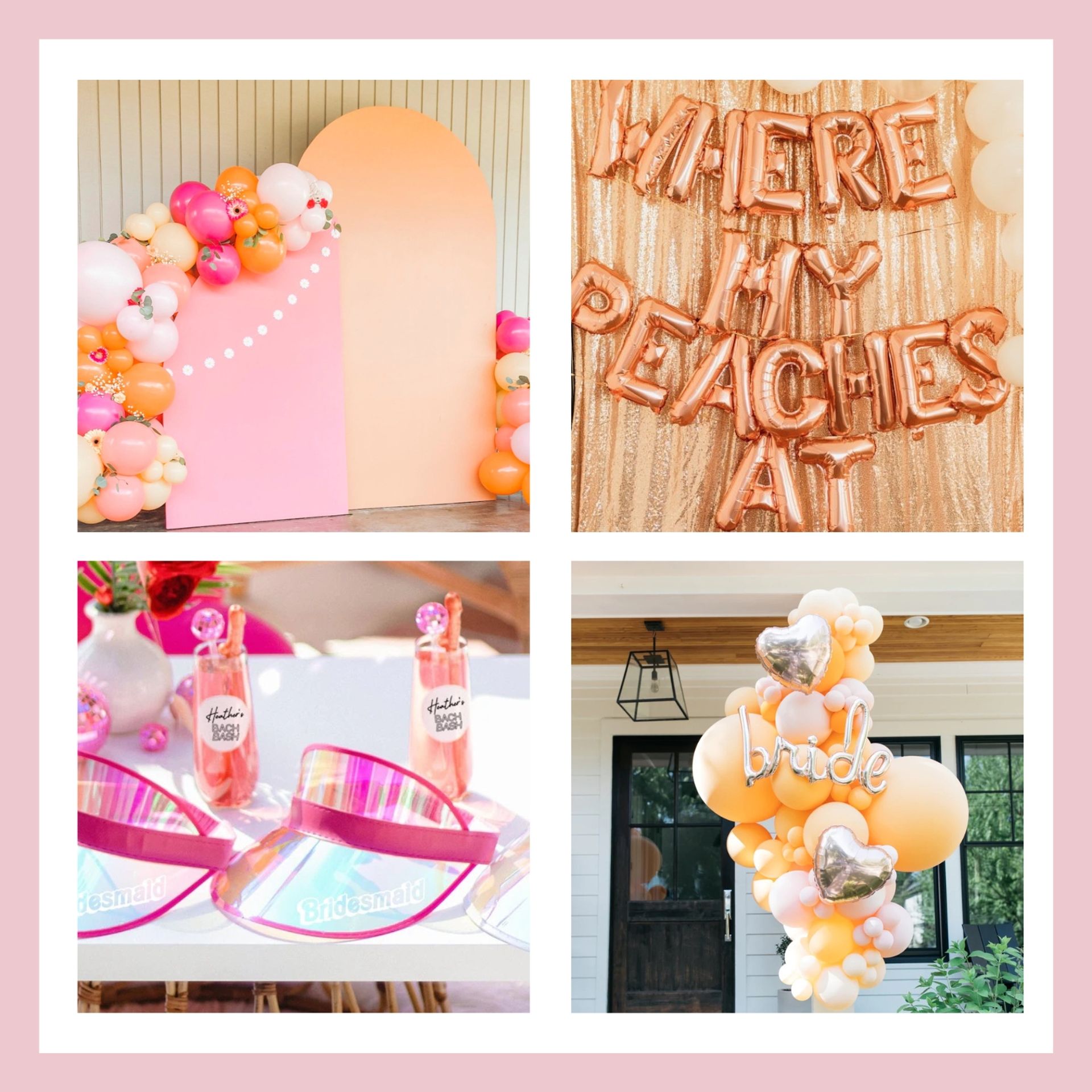 Insta-worthy Fringe Backdrop Party Decoration with 10ft Balloon Garland &  Custom Banner