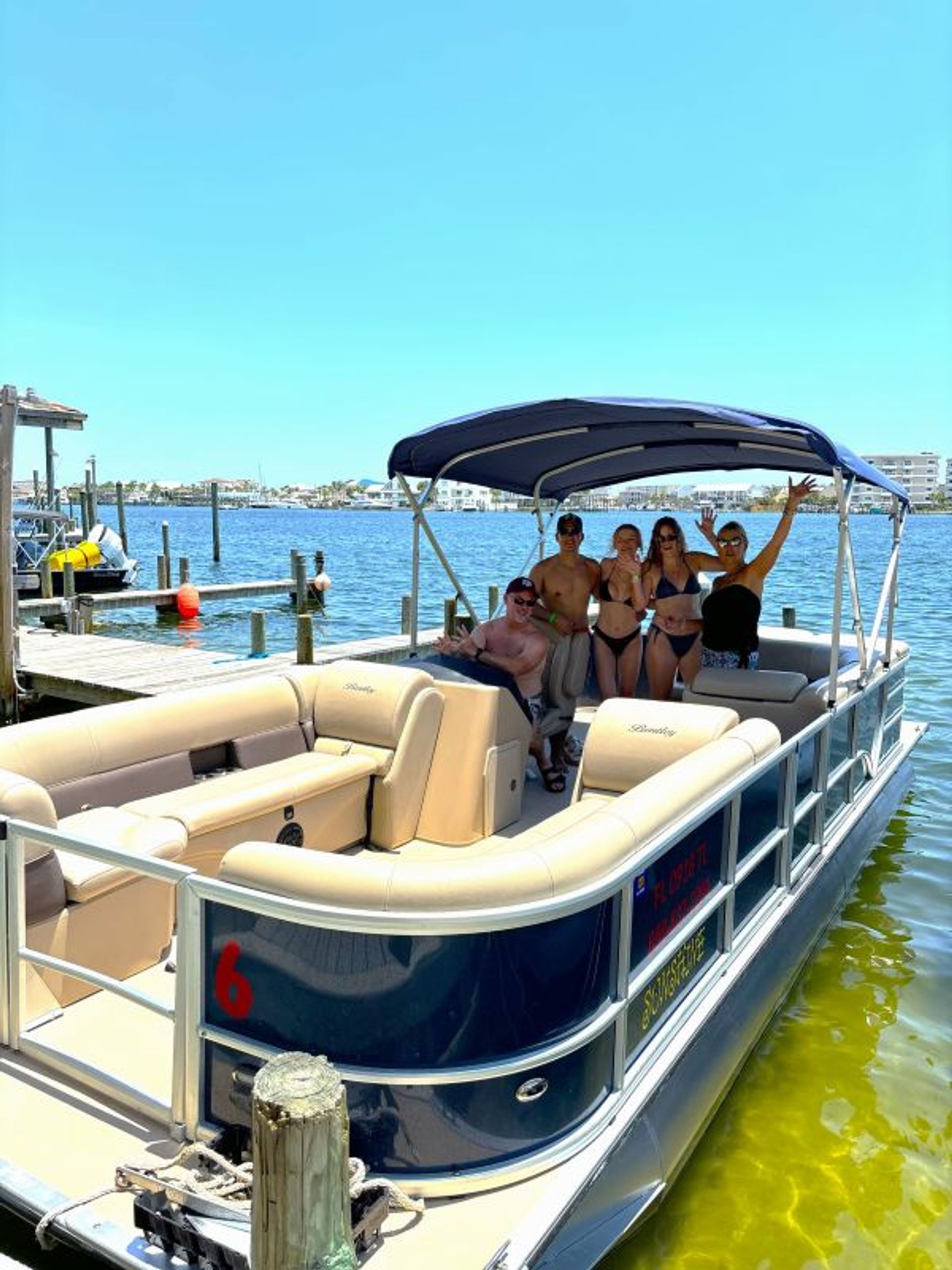 Rent a Private Pontoon Boat for Half a Day in Destin image 1