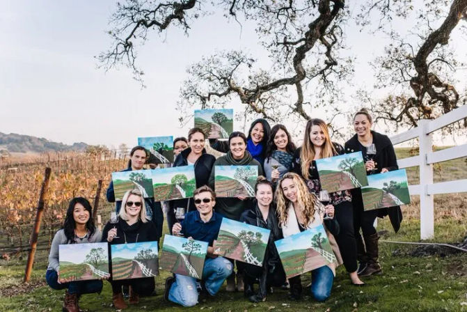 Private Paint & Sip Party with Instructor & Supplies Included (BYOB) image 2
