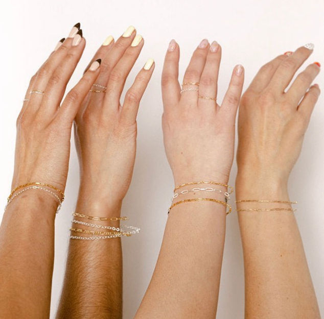 Thumbnail image for 14K Gold/Silver "Permanent" Jewelry Party for Luxurious Friendship Bracelets