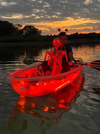 Grapevine Lake Sunset & Glow Clear Kayak Tour image 5