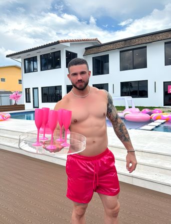 Book a Muscles & Mimosas workout with shirtless instructors for your San Diego bachelorette party image 15