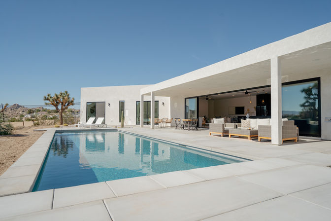 Mars Landing: 4-Bedroom Rental with Fire Pit, Pool & Spa Near Joshua Tree National Park image 1