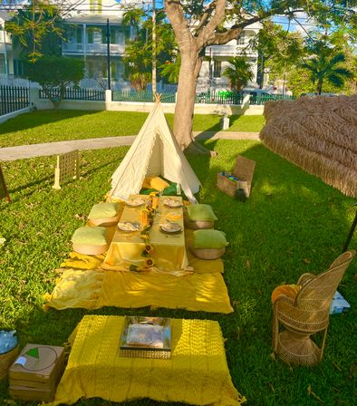 Beachy Vibe Luxury Picnic with the Guest of Honor in Front of the Soothing Sea image 3