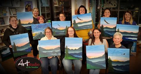 Private BYOB Painting/Art Parties in the Smoky Mountains image 18