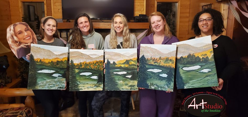 Private BYOB Painting/Art Parties in the Smoky Mountains image 14