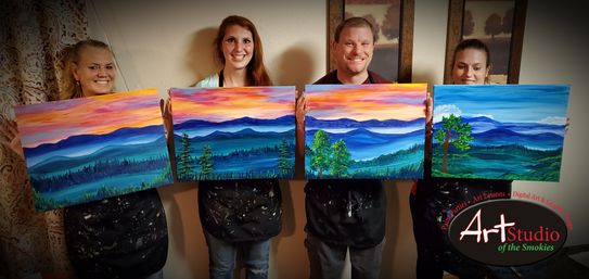 Private BYOB Painting/Art Parties in the Smoky Mountains image 13