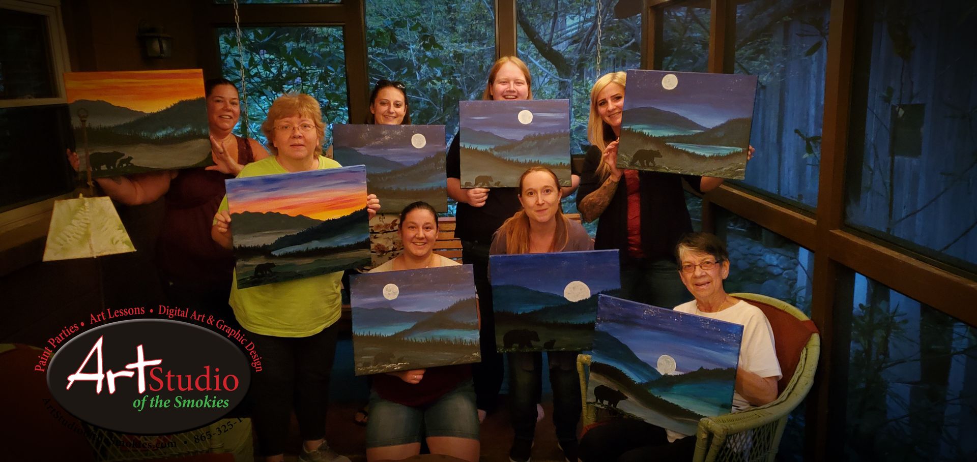 Private BYOB Painting/Art Parties in the Smoky Mountains image 12