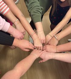 Private Permanent Jewelry Party: Custom Welded Jewelry in Our Vintage VW Bus image 8
