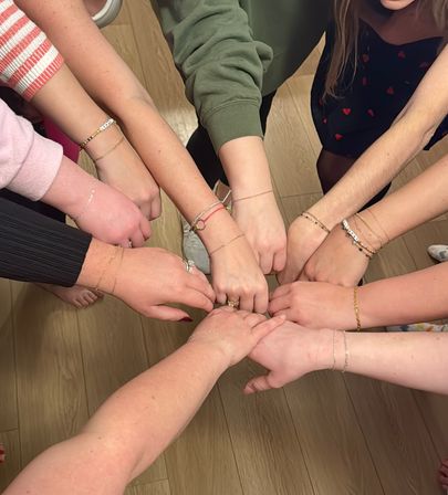 Private Permanent Jewelry Party: Custom Welded Jewelry in Our Vintage VW Bus image 8