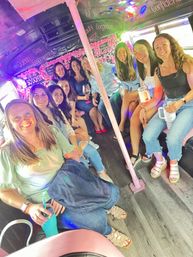 Barbie-Style Epic BYOB Party Bus of Nashville with Stripper Pole and Custom Playlist image 12