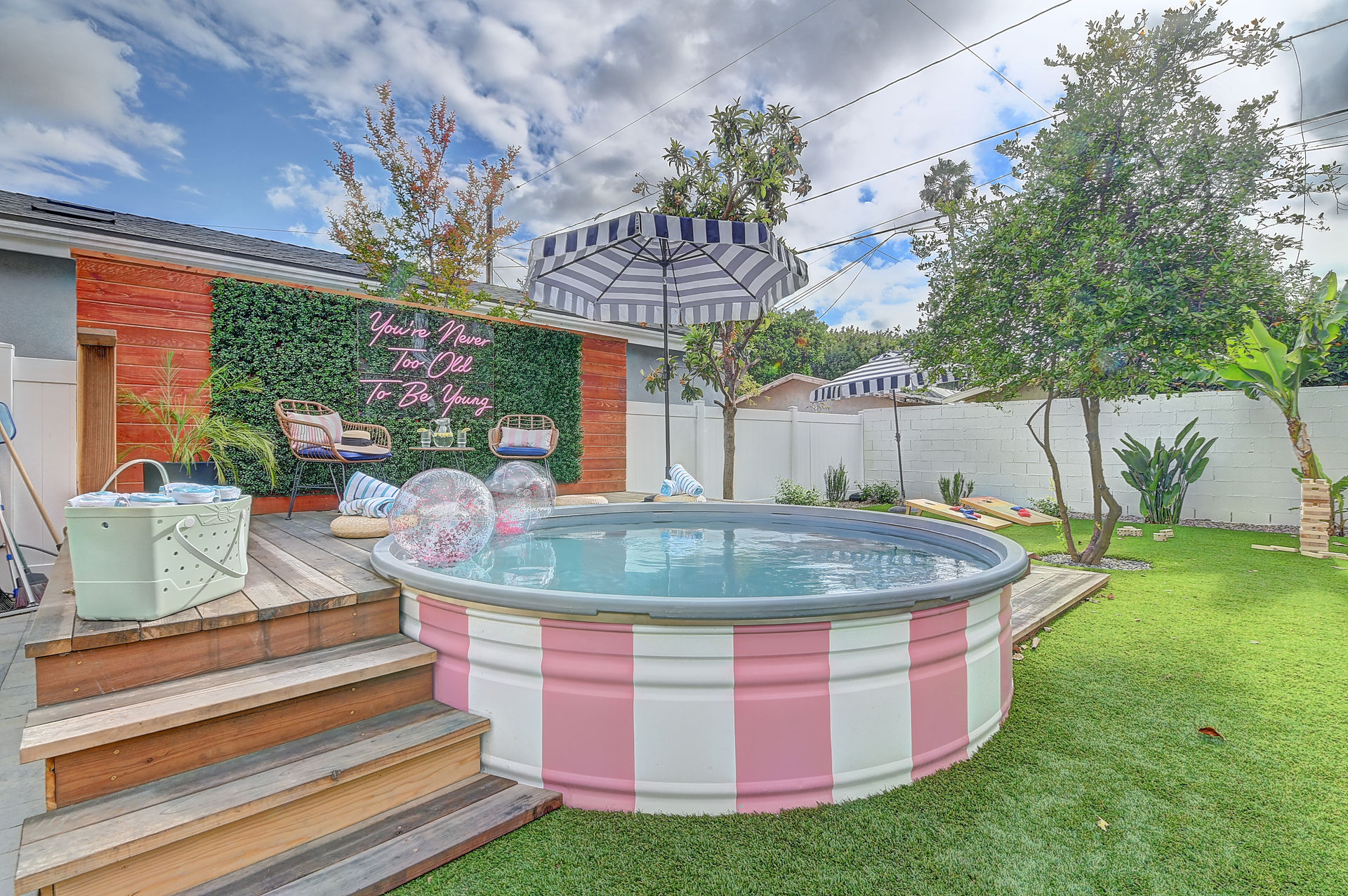 Magical Disneyland Escape with Themed Decor, Pool, Fire Pit & Oversized Yard image 1