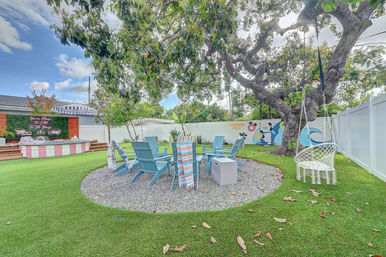 Magical Disneyland Escape with Themed Decor, Pool, Fire Pit & Oversized Yard image 13