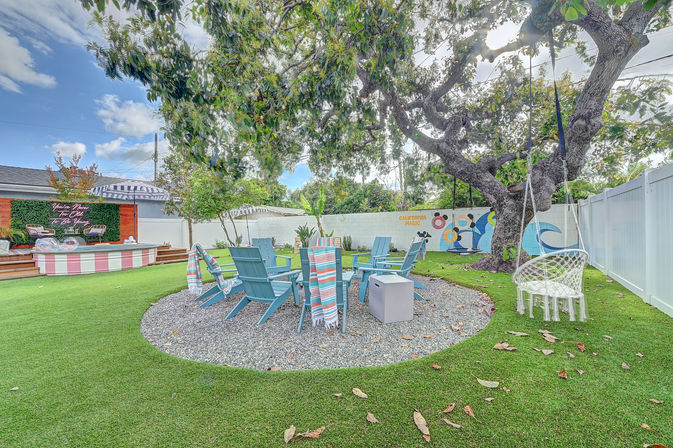 Magical Disneyland Escape with Themed Decor, Pool, Fire Pit & Oversized Yard image 13